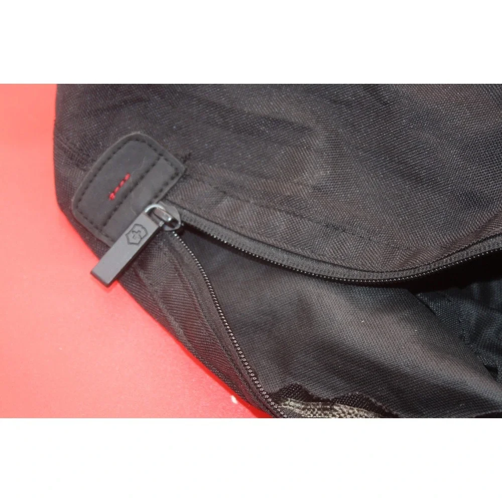 Victorinox Swiss Army Black Nylon Pouch Duffle Travel Bag No Shoulder Strap